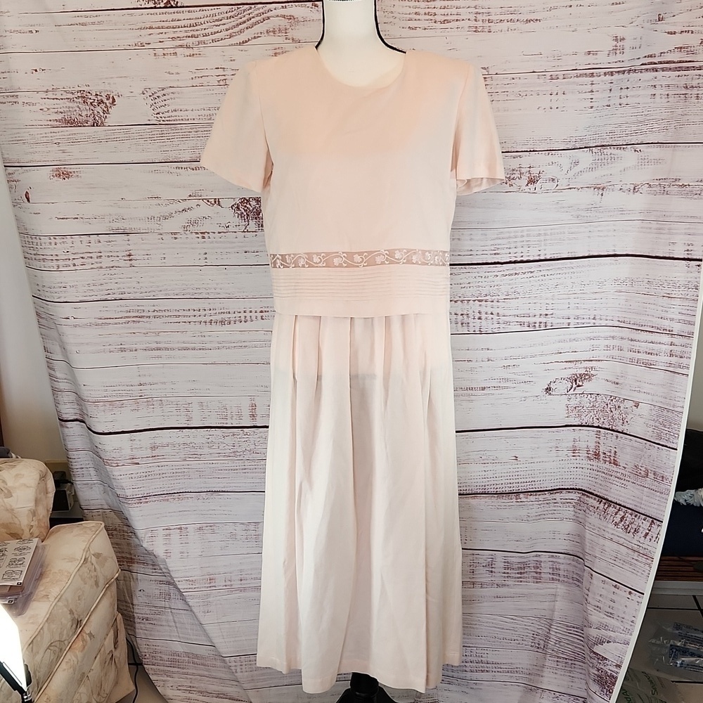 Coldwater Creek vintage 90's women's linen blend mini dress